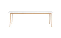 Lightwood dining table - corian top