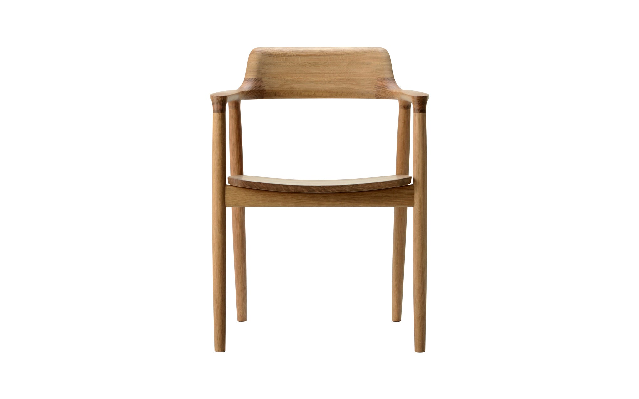 Hiroshima armchair - wooden seat