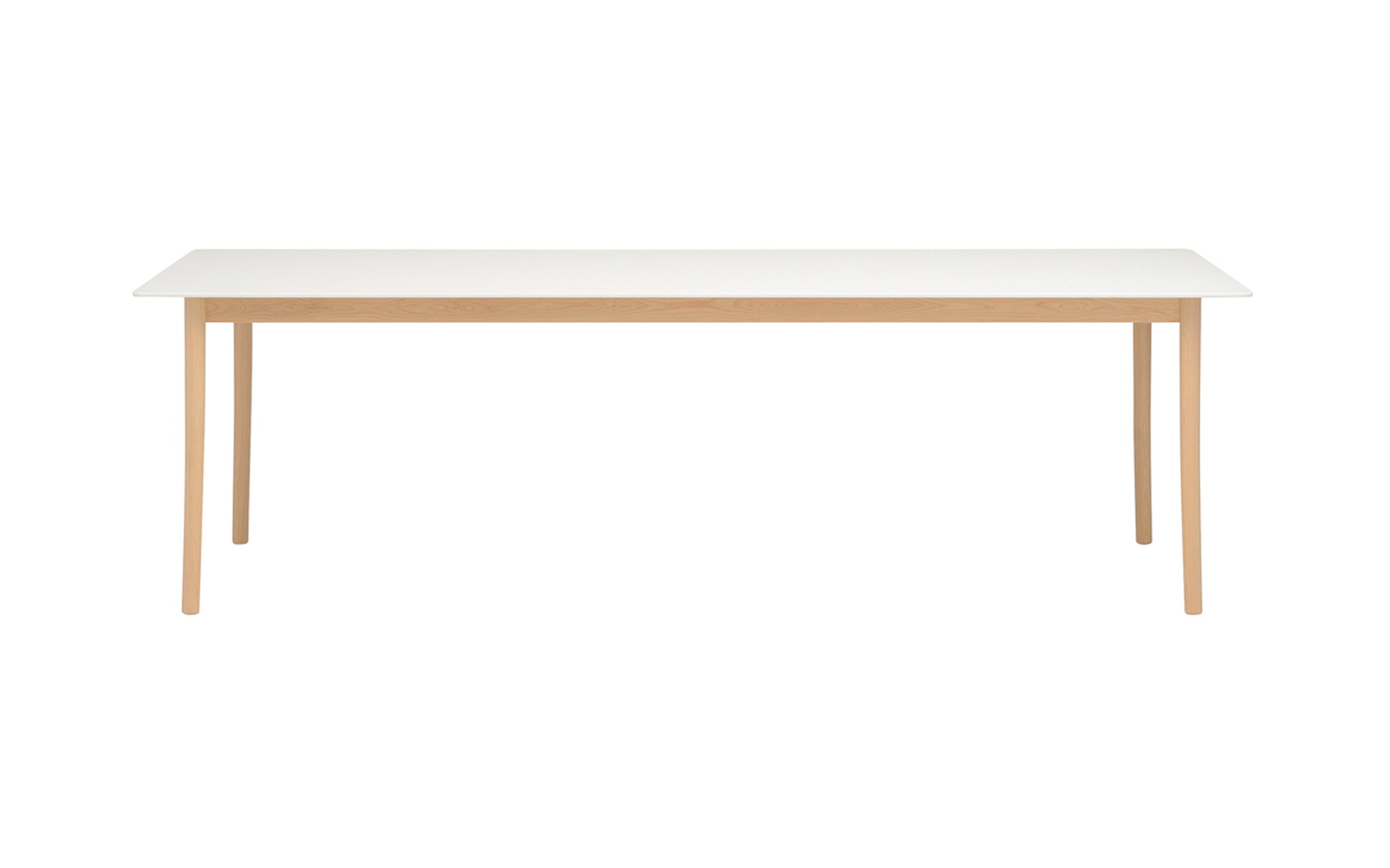 Lightwood dining table - corian top