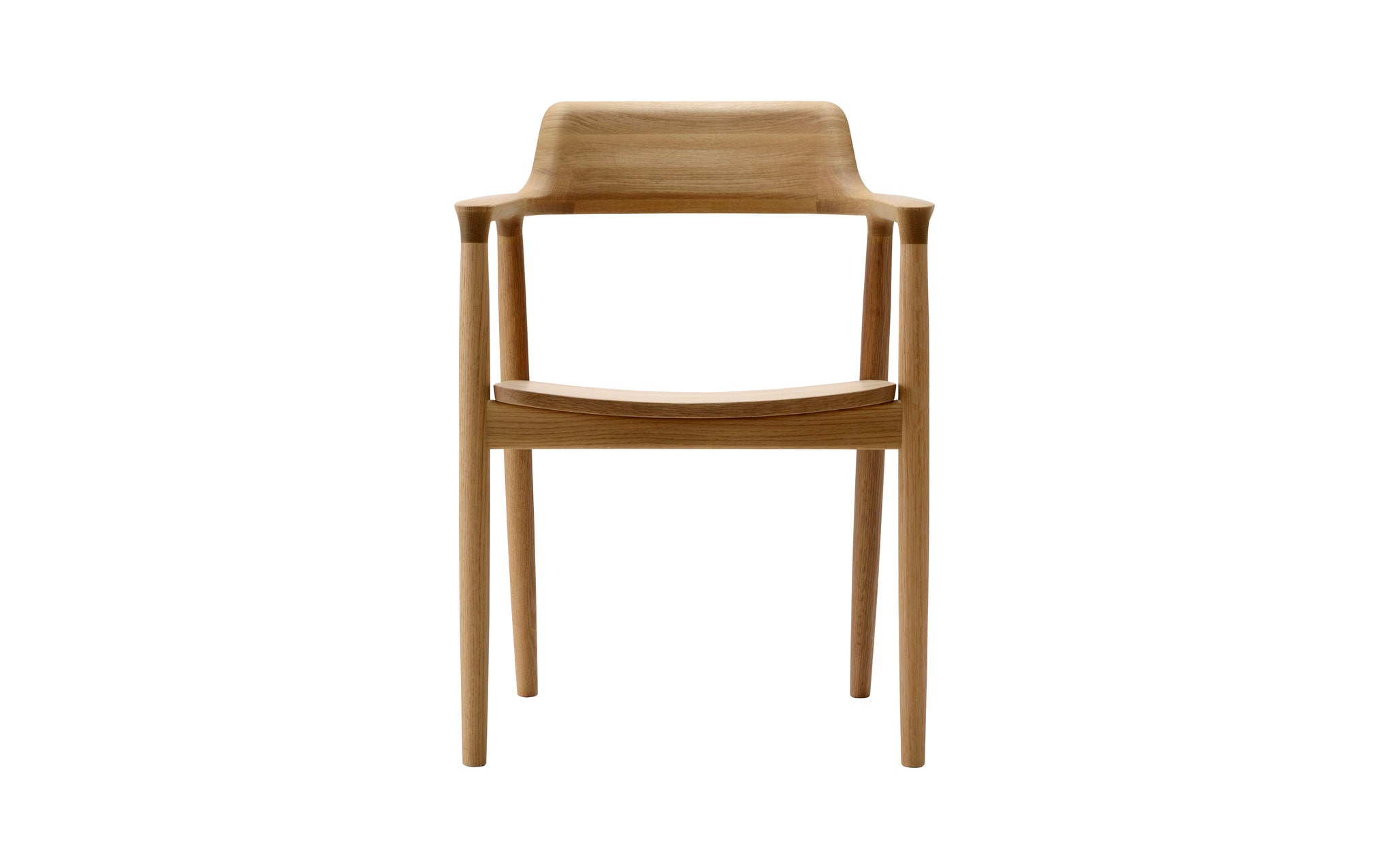Hiroshima armchair - wooden seat