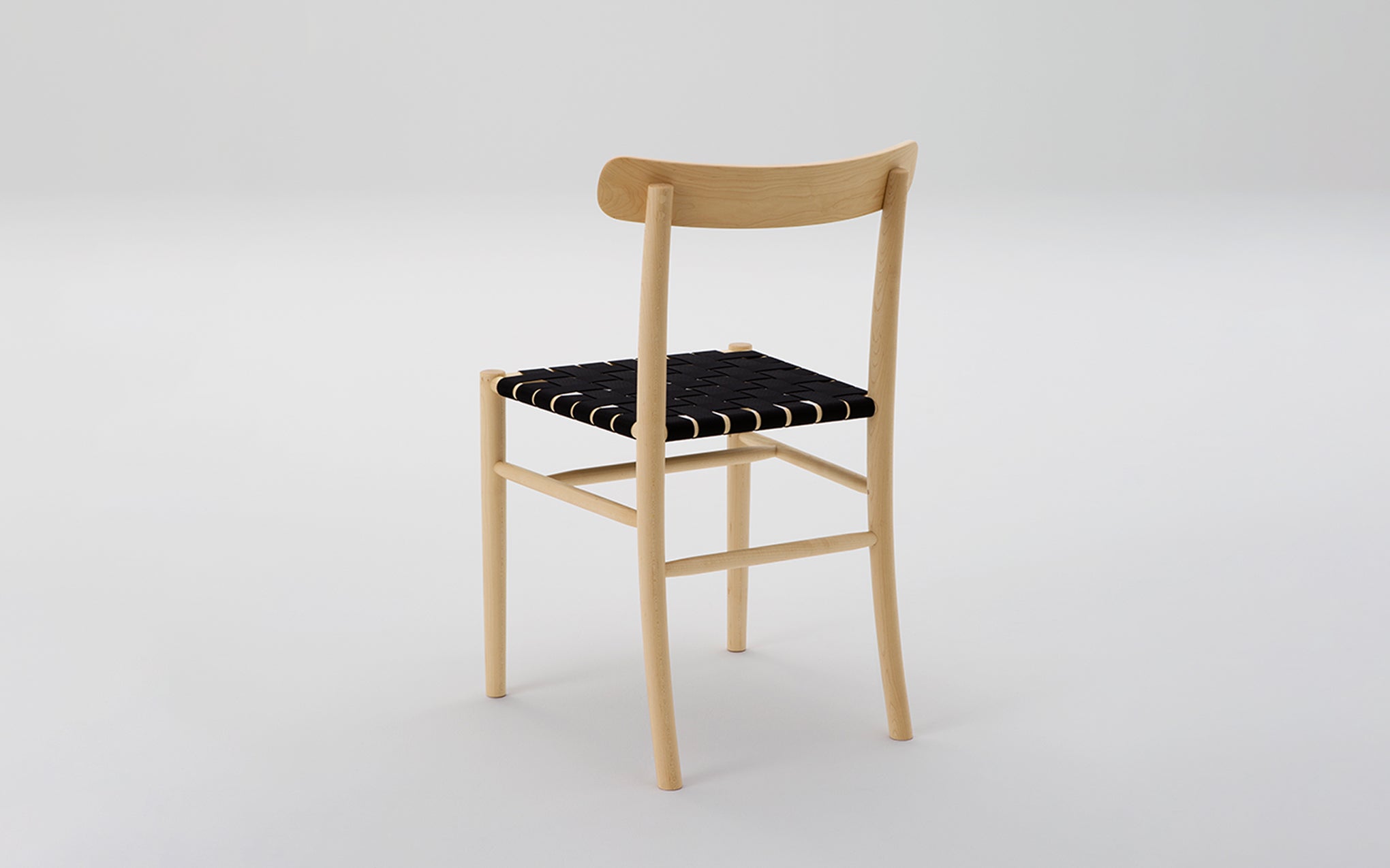 Lightwood chair - webbed seat