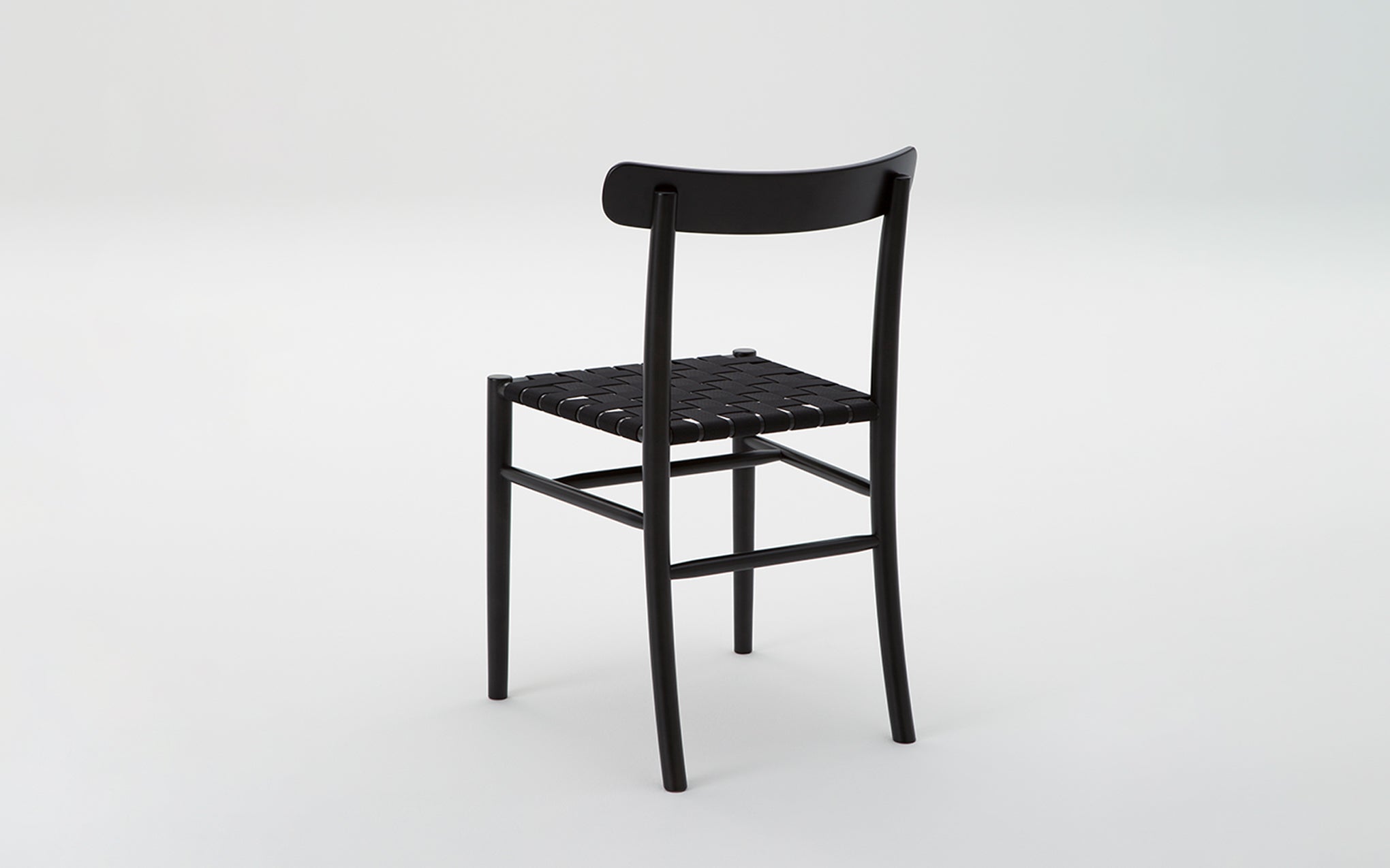 Lightwood chair - webbed seat