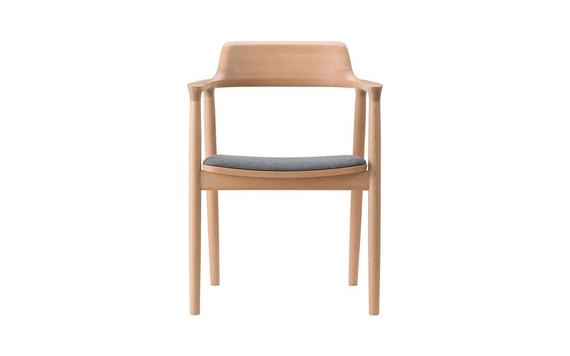 Hiroshima armchair - cushioned seat