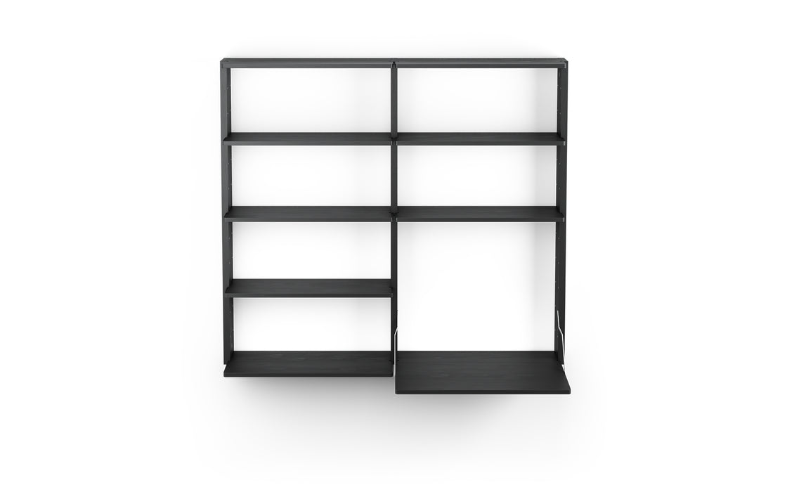 Gridlock shelving system