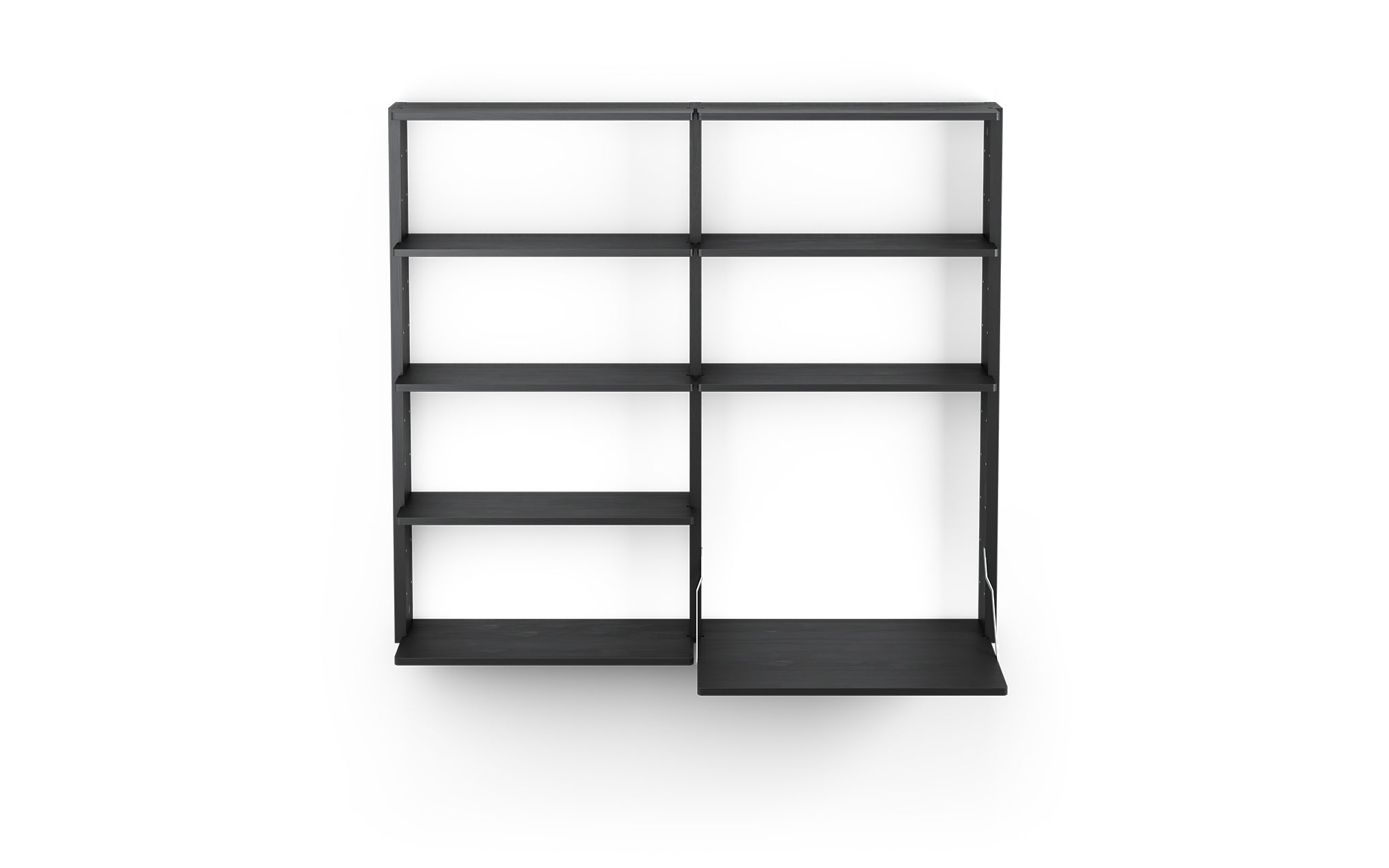 Gridlock shelving system