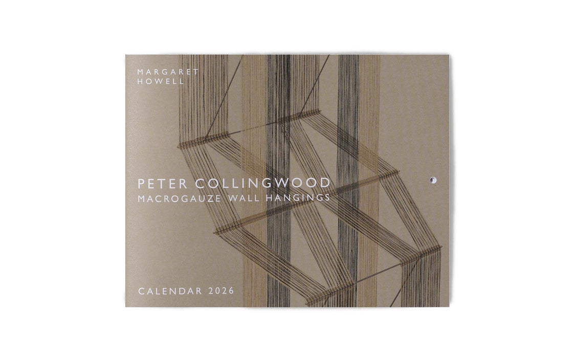 Margaret Howell Calendar 2026 - Peter Collingwood Macrogauze wall hangings
