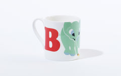 Alphabet mugs