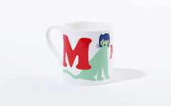 Alphabet mugs