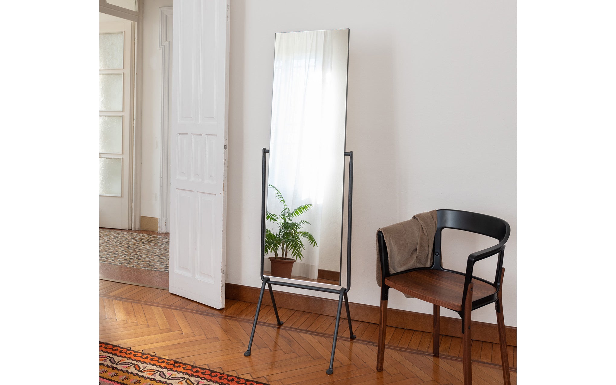 Officina floor mirror