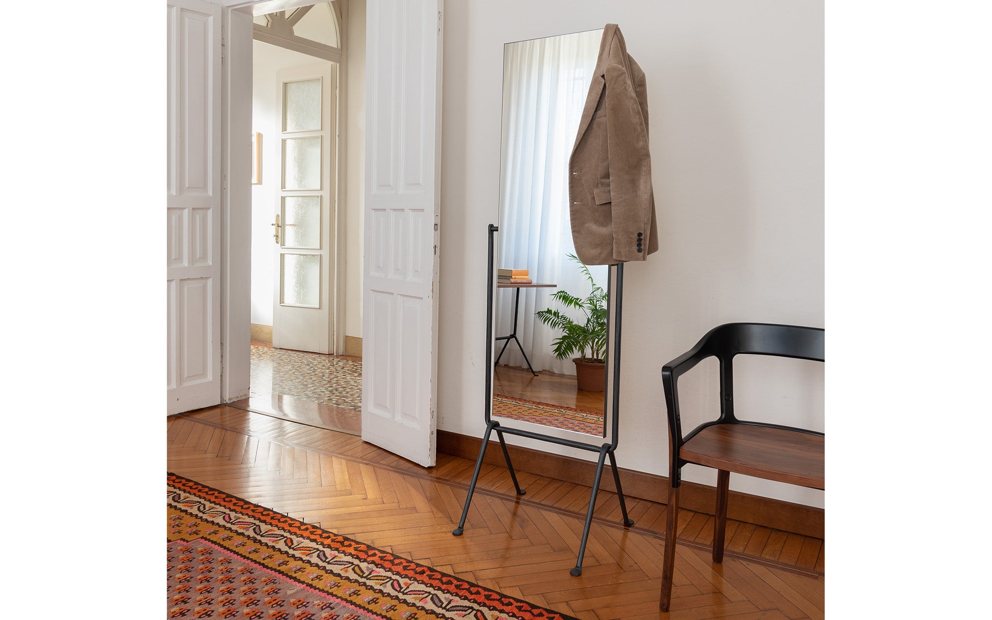 Officina floor mirror