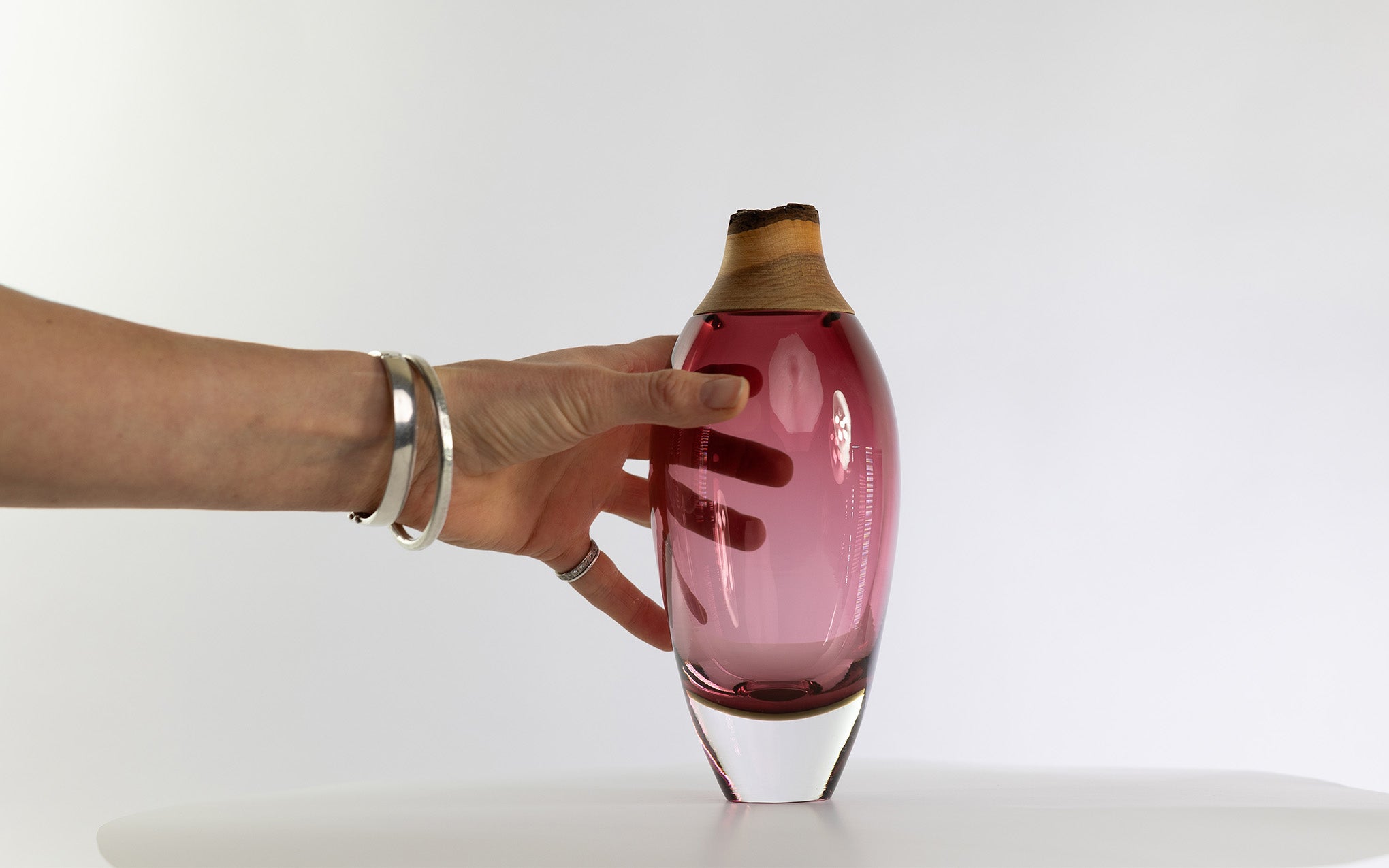 Matisse 1 stacking vessel - rose & acacia