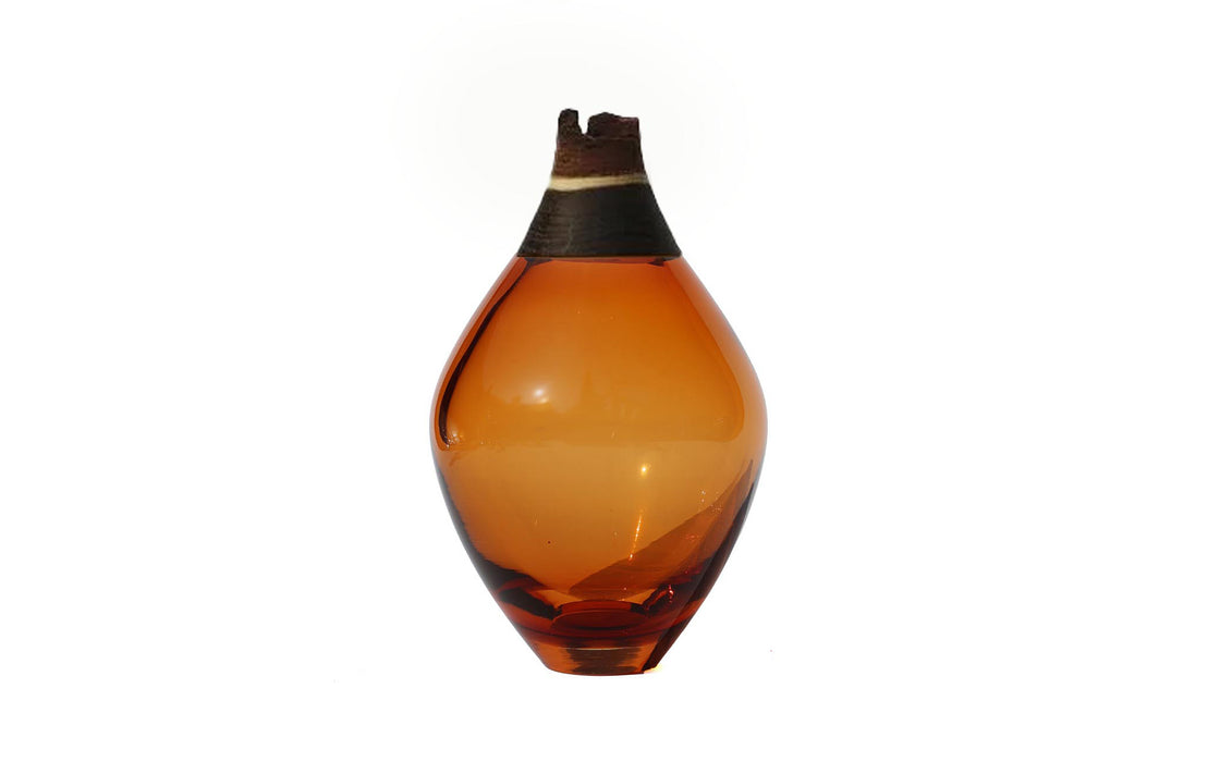 Matisse 3 stacking vessel - peach & acacia