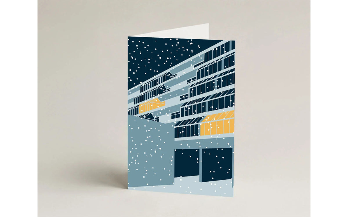 Modernist Estates Winter greeting cards - pack of 12