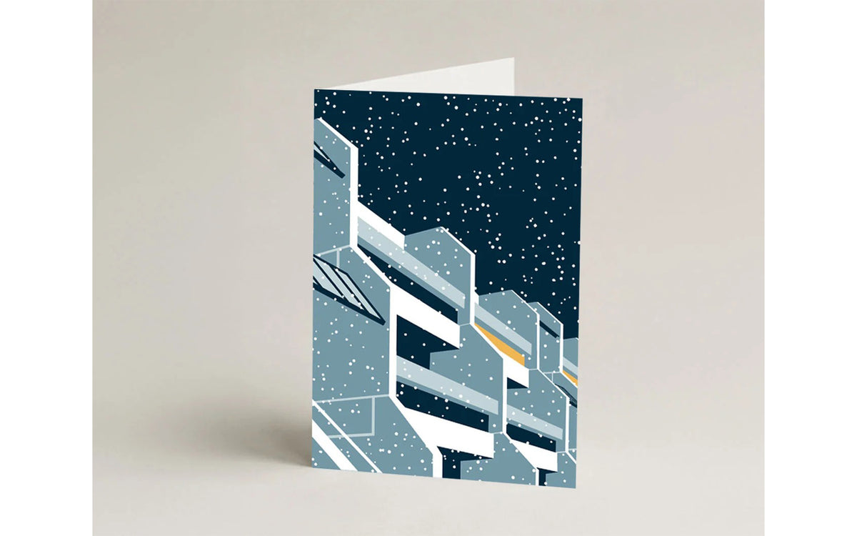 Modernist Estates Winter greeting cards - pack of 12