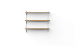 Inline wall shelving