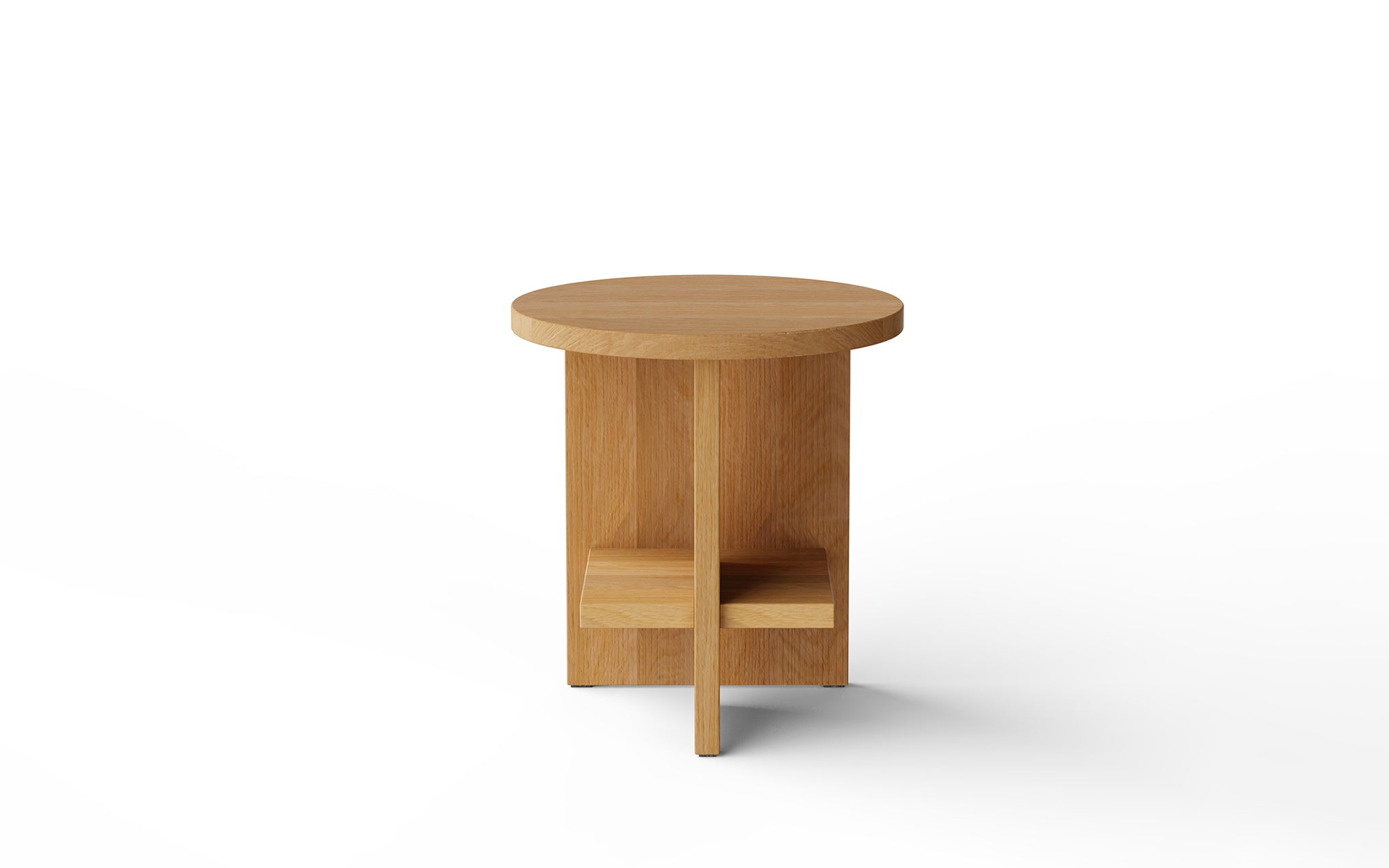 Tee round side table