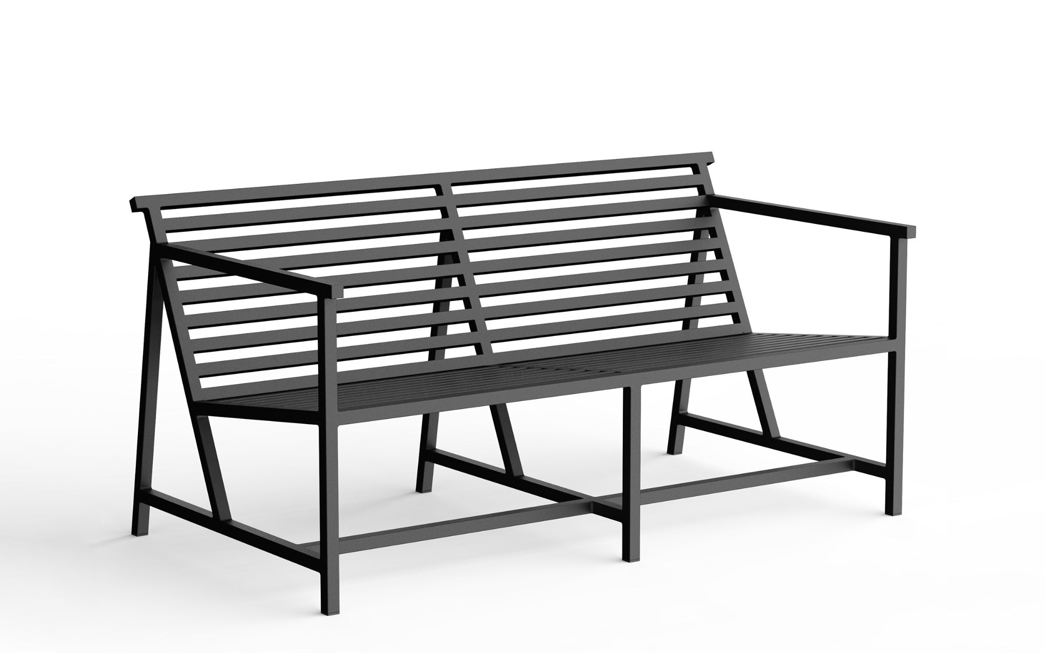 19 Outdoors lounge bench by Butterfield Brothers for NINE | SCP