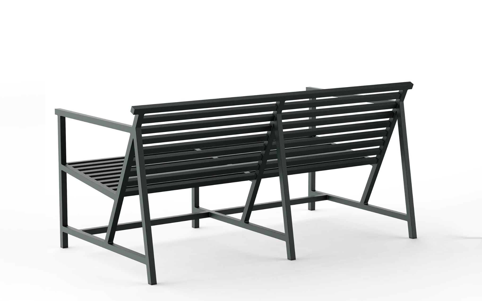 19 Outdoors lounge bench by Butterfield Brothers for NINE | SCP