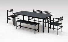 19 Outdoors dining table