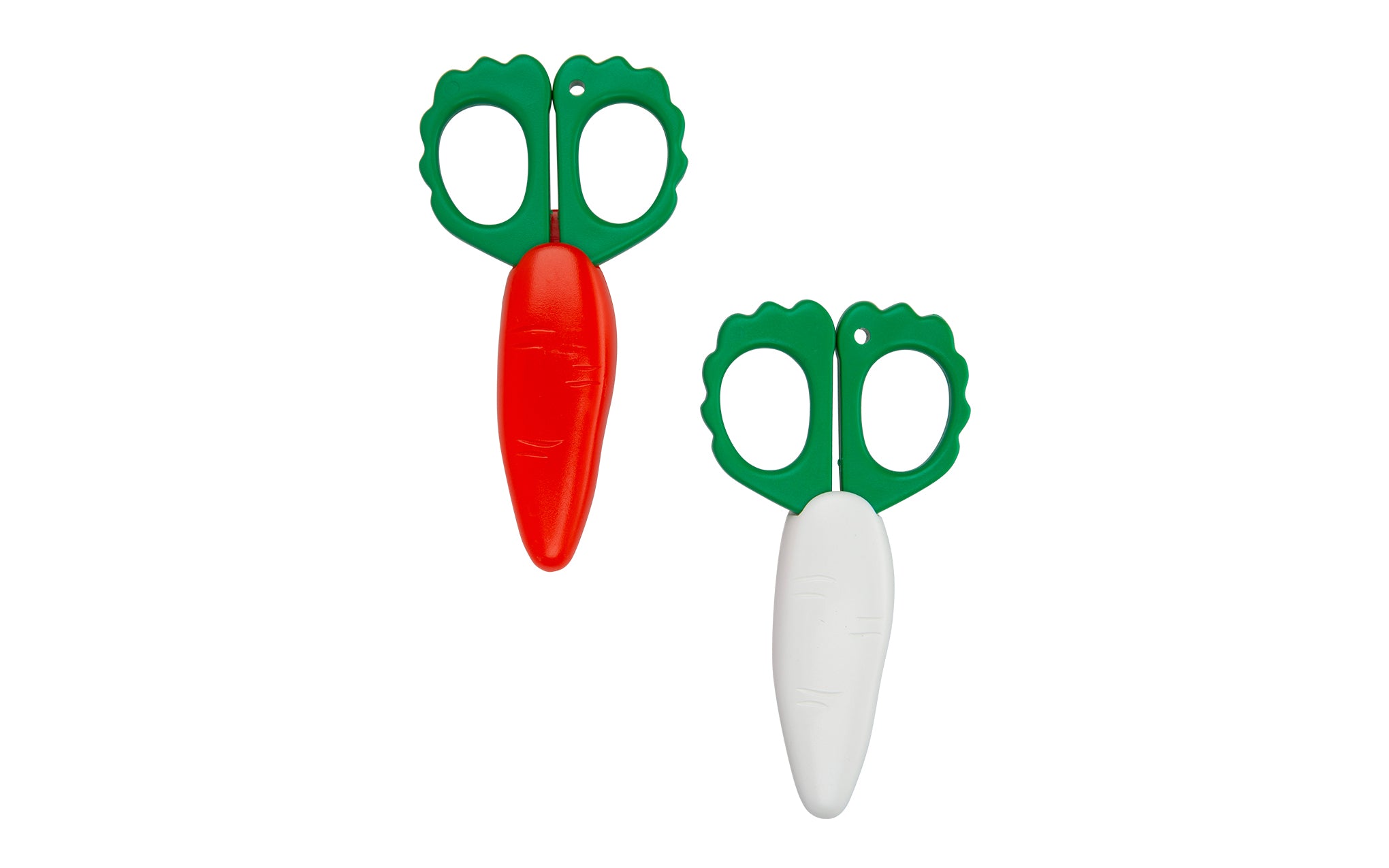 Fridge magnet scissors - carrot