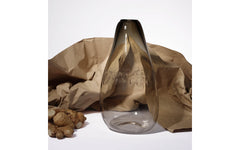 Node vase - smoked grey