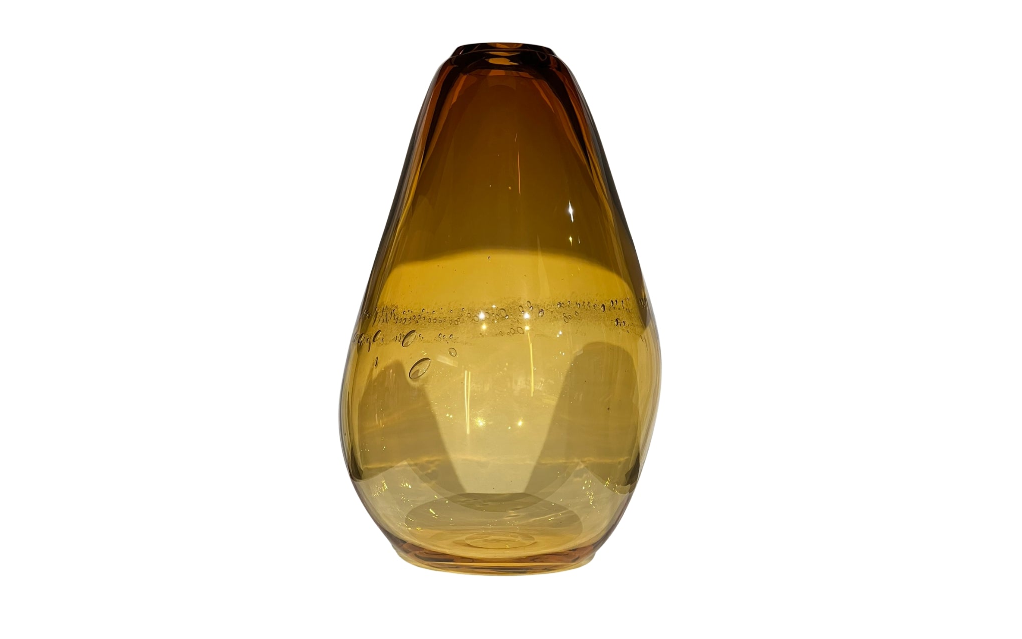 Node vase - amber