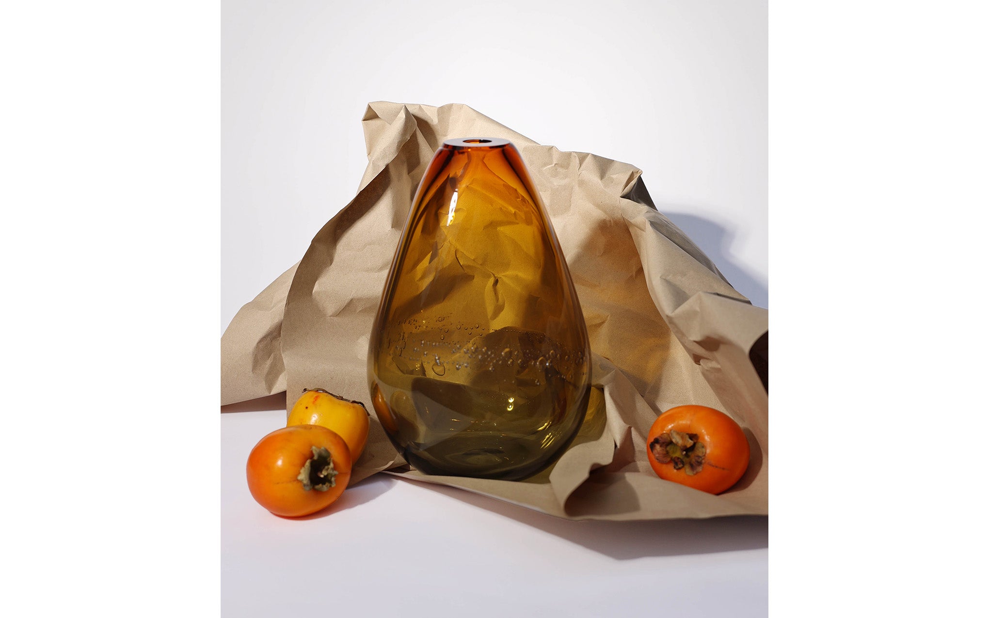 Node vase 04 - amber