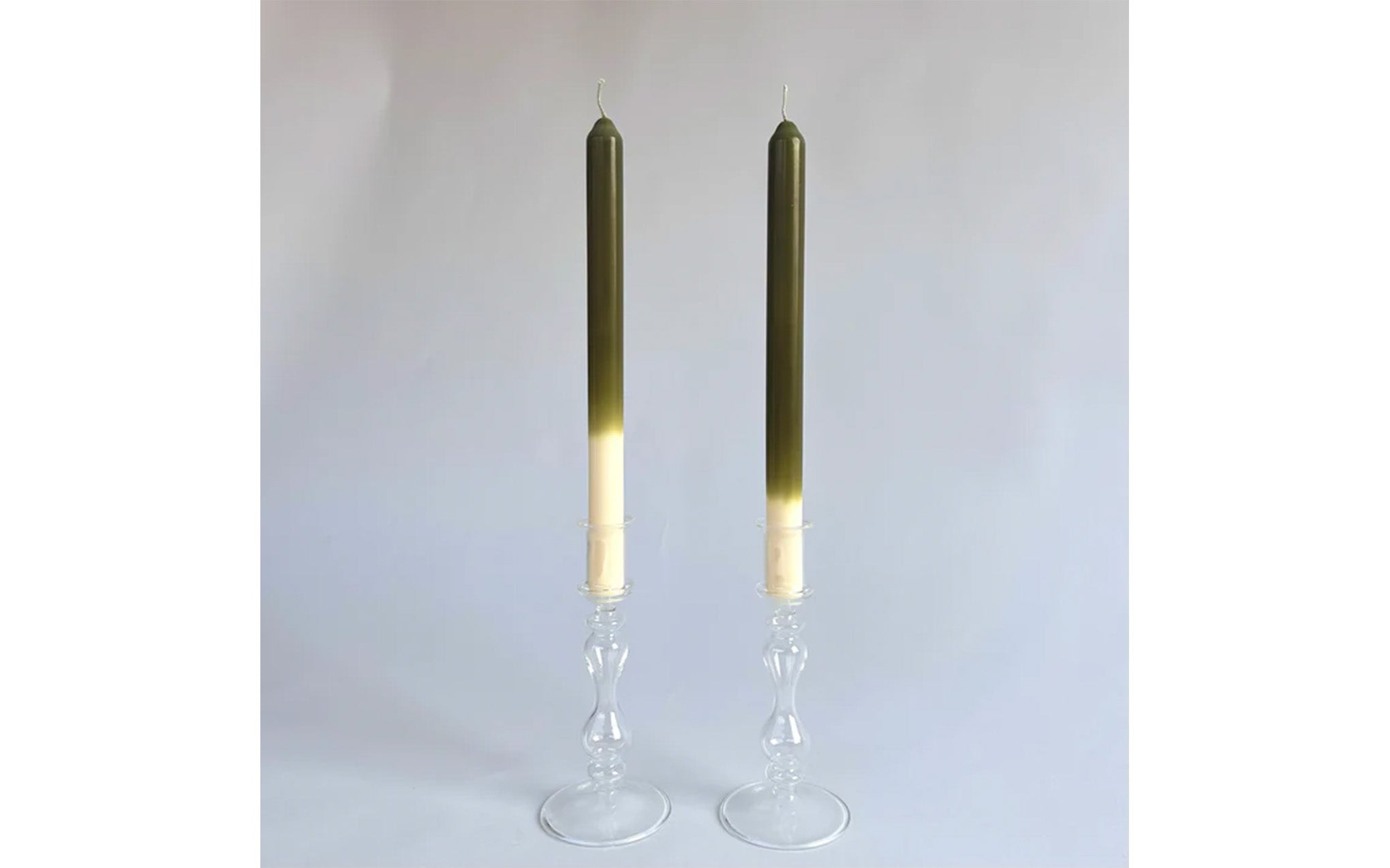 Olive dinner candles