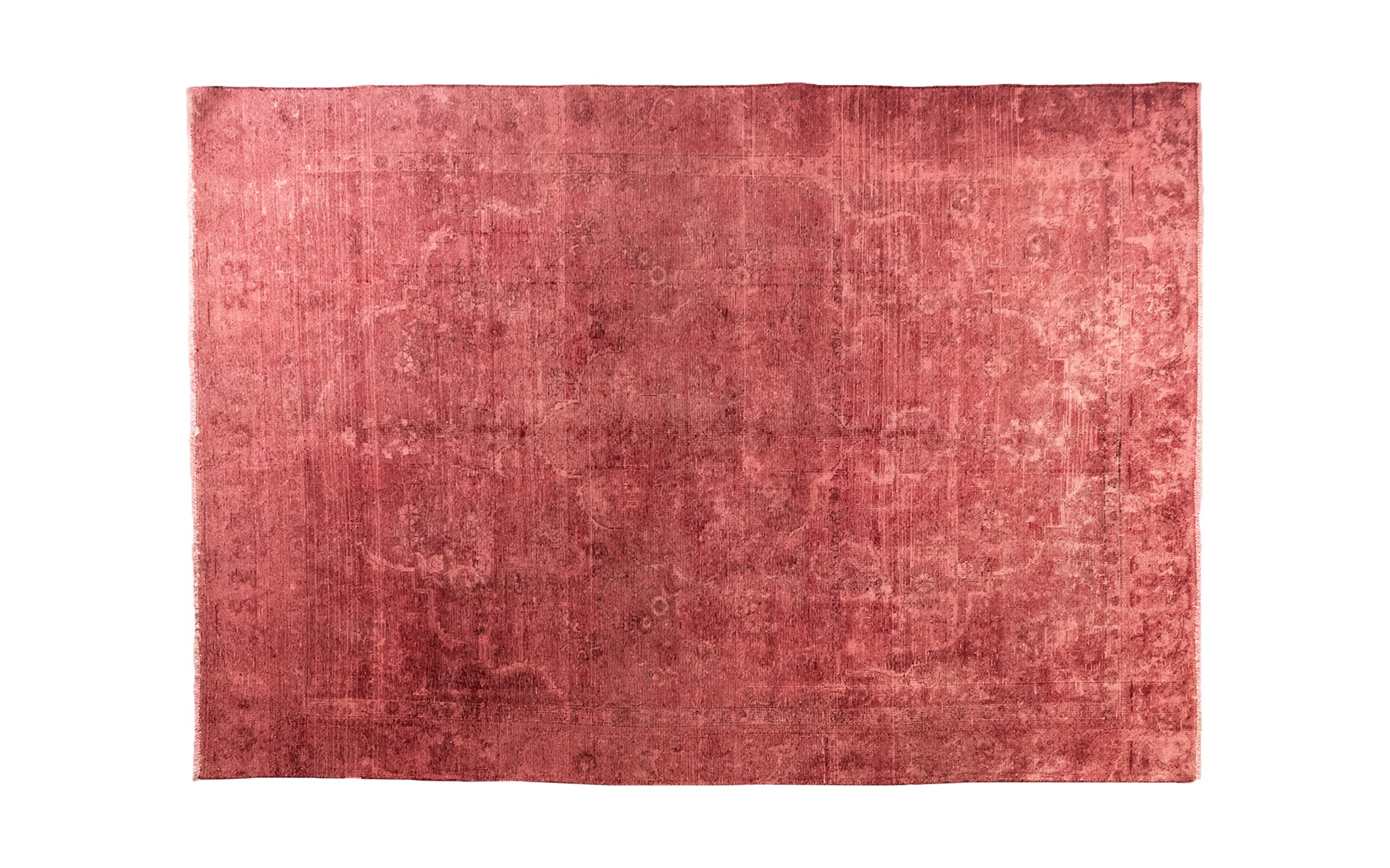 Vintage shaved rug - pink