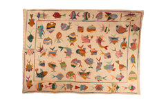 Suzani wall hanging - fish