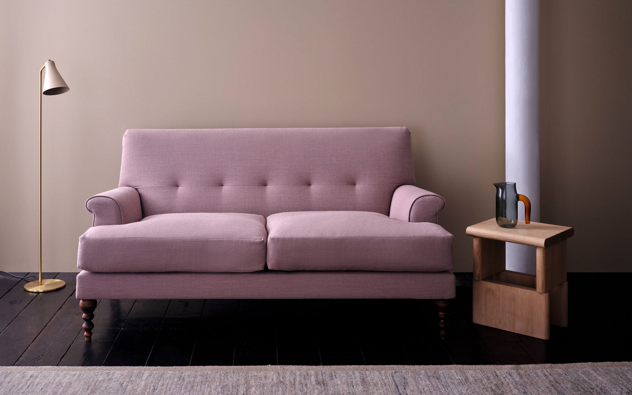 Ex-Display Oscar two seat formal sofa - kvadrat fiord