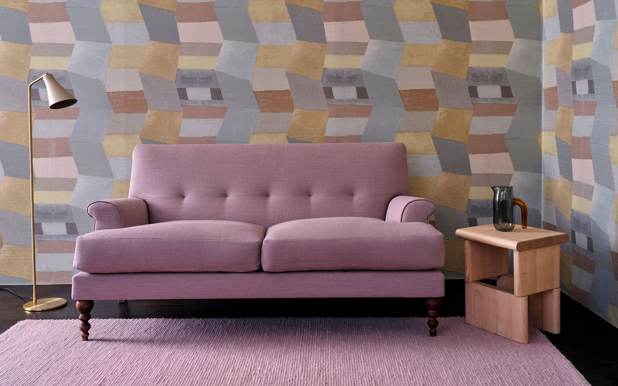 Ex-Display Oscar two seat formal sofa - kvadrat fiord