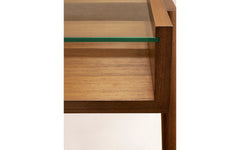 Coffee table - glass top