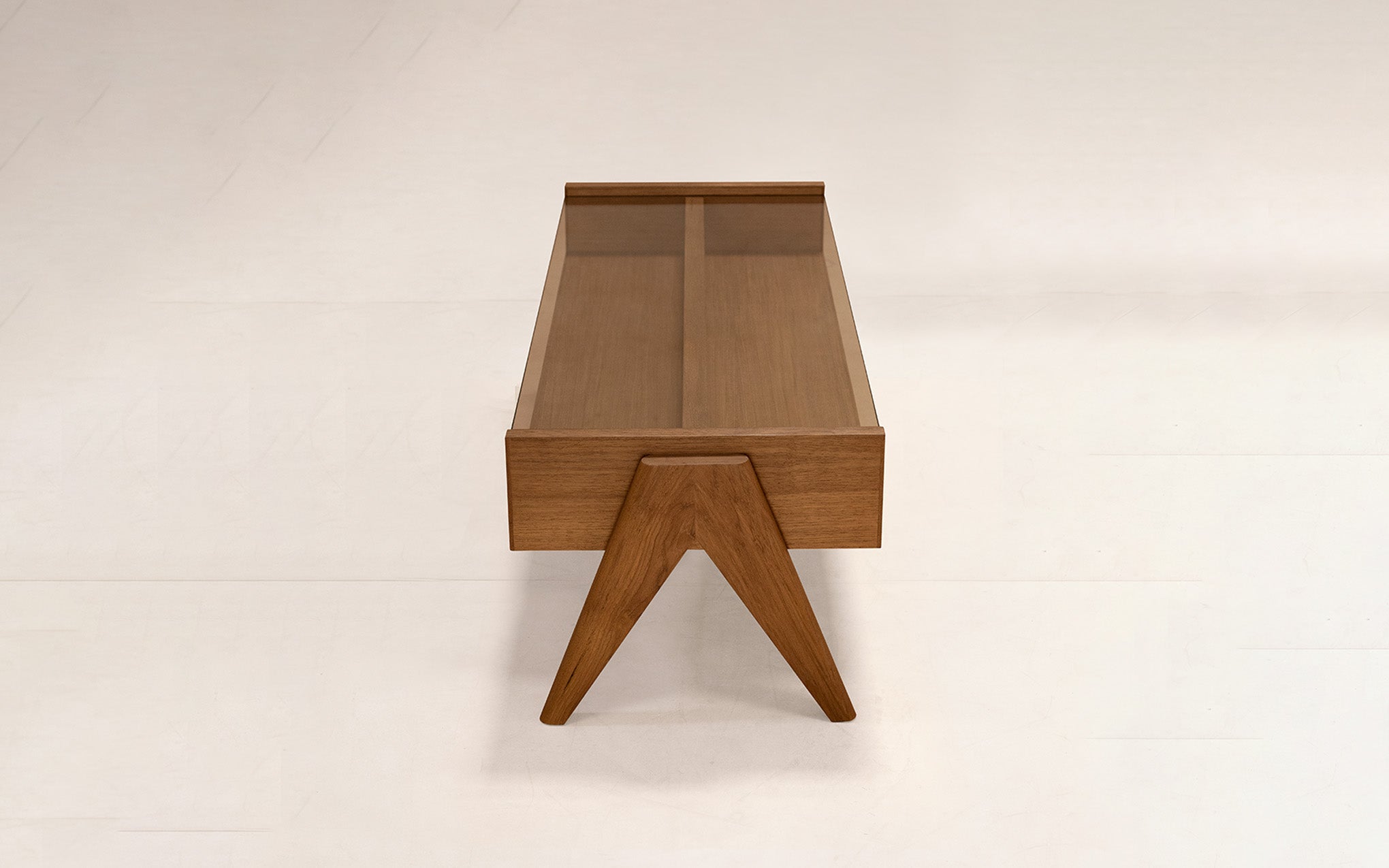 Coffee table - glass top