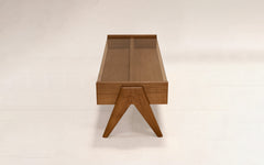 Coffee table - glass top