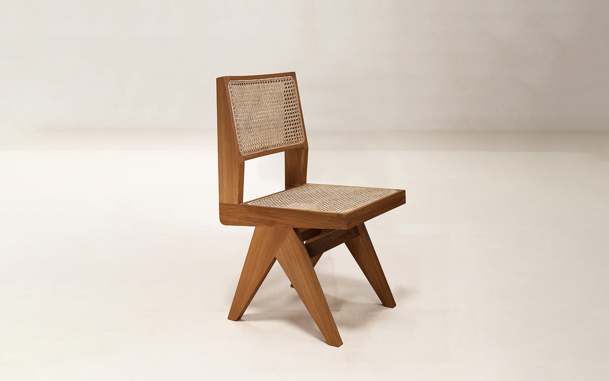 Armless dining chair by Chandigarh Collective for Phantom Hands | SCP
