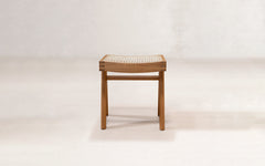 Low cane stool