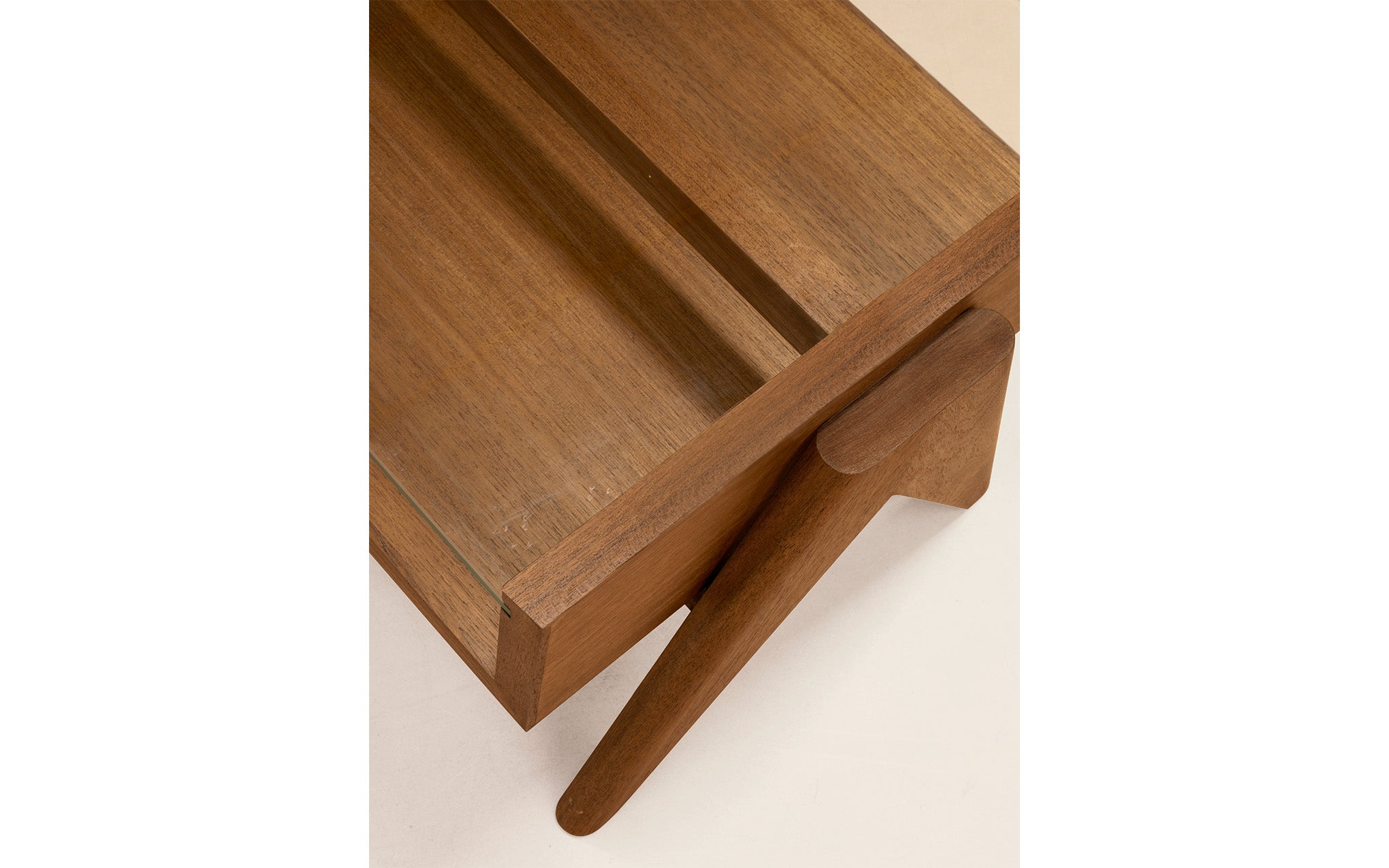 Coffee table - glass top