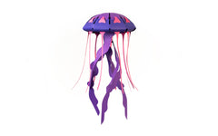 3D Paper Model - Chrysaora Hysoscella (Compass Jellyfish)