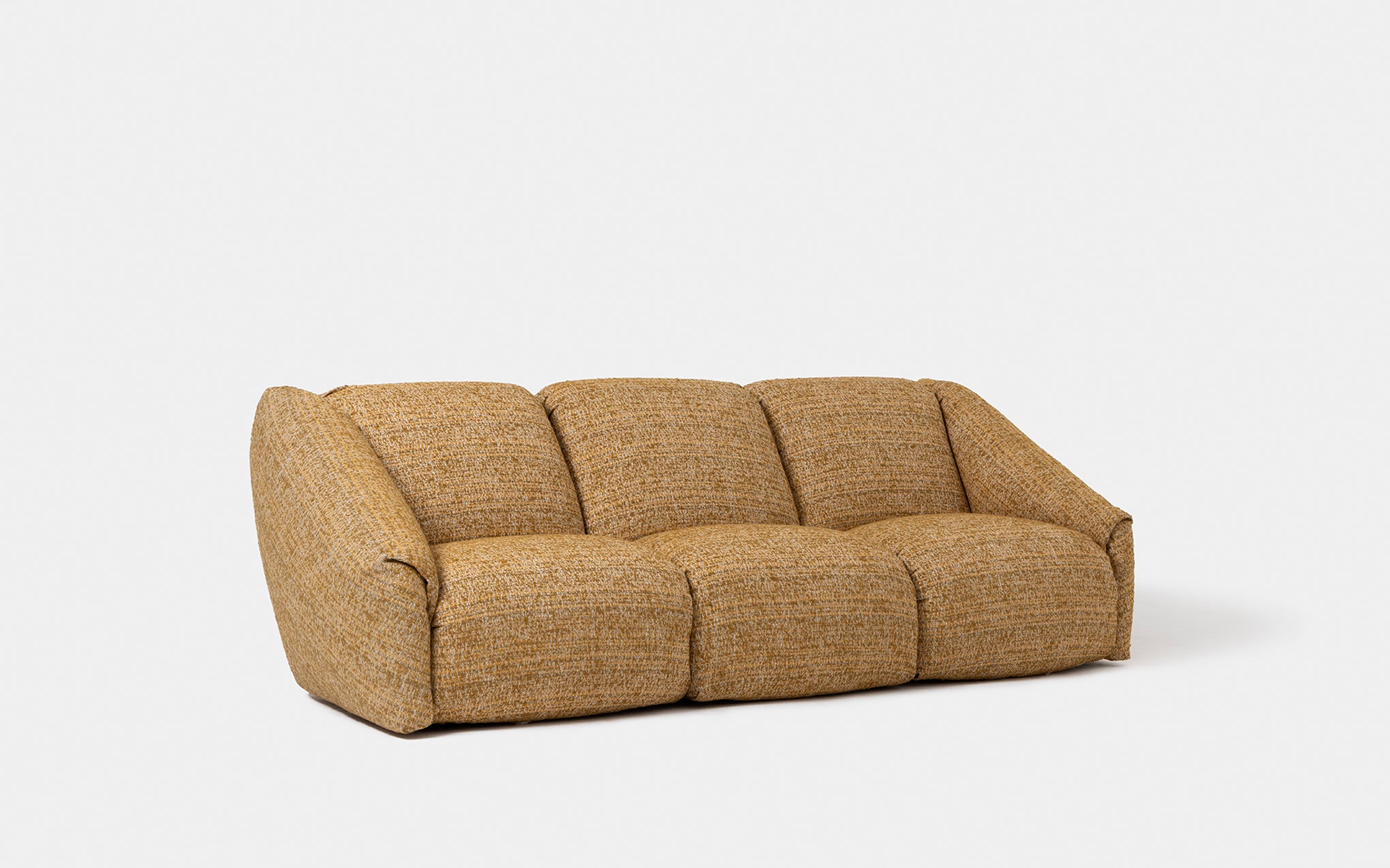 Puffer three seat sofa - formal