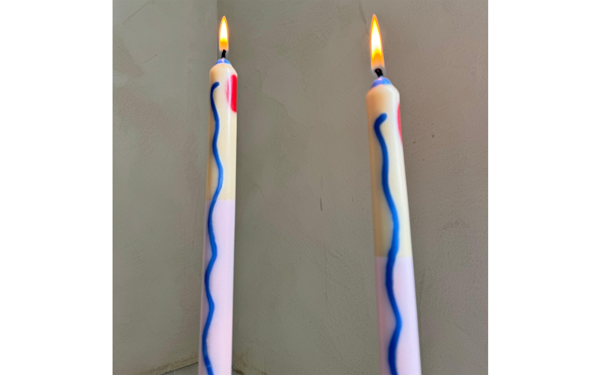 Majorelle dinner candles