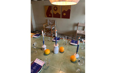 Terracotta dinner candles