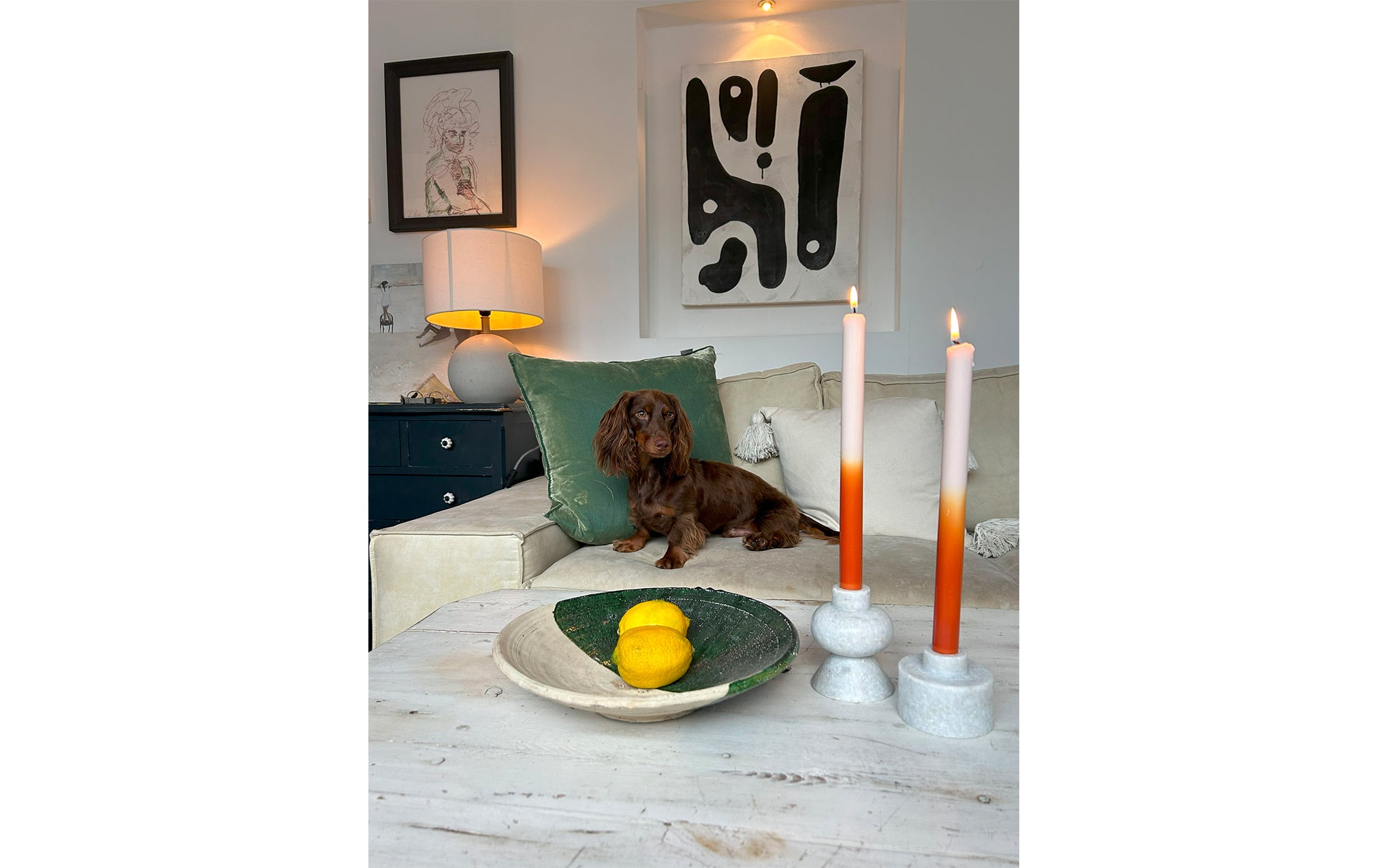 Marrakech dinner candles