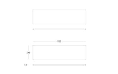 Parallel 900 shelves (Pack of 2)