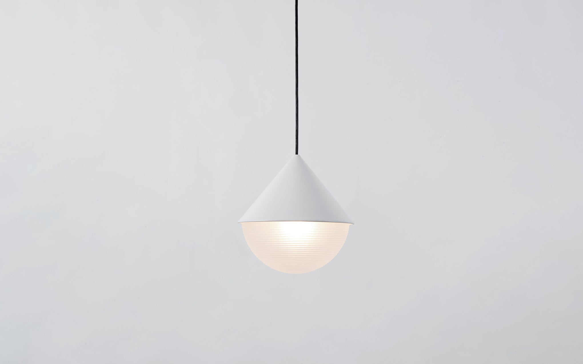 Half & Half pendant - hemisphere