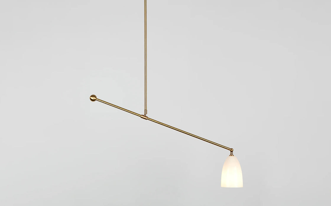 Ex-Display Slope pendant - brushed brass