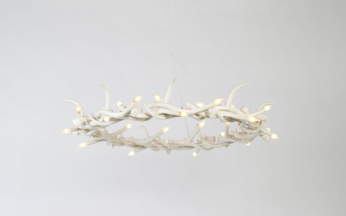 Superordinate Antler chandelier - 27 ring