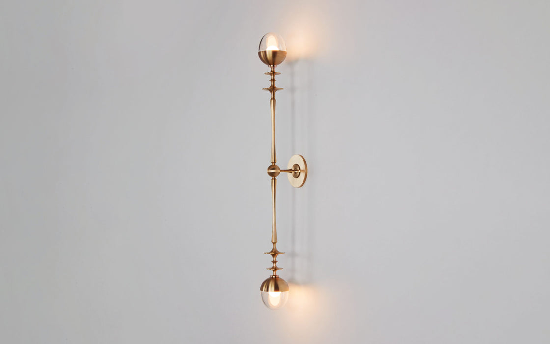 Rue Sala double arm sconce