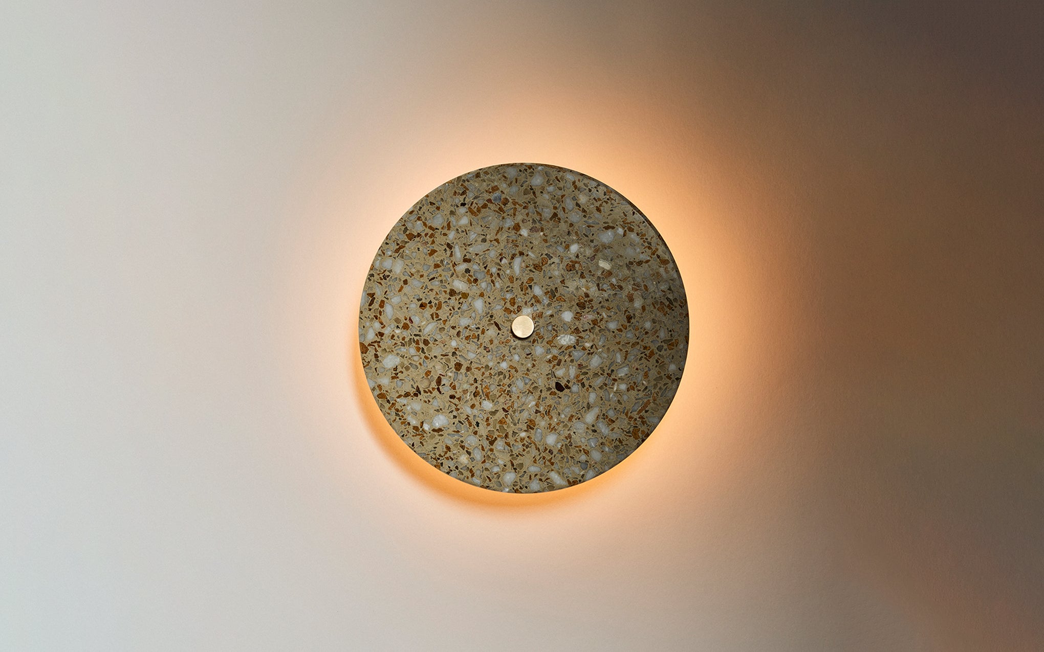 Pith sconce - terrazzo