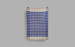 Kvam throw - blue
